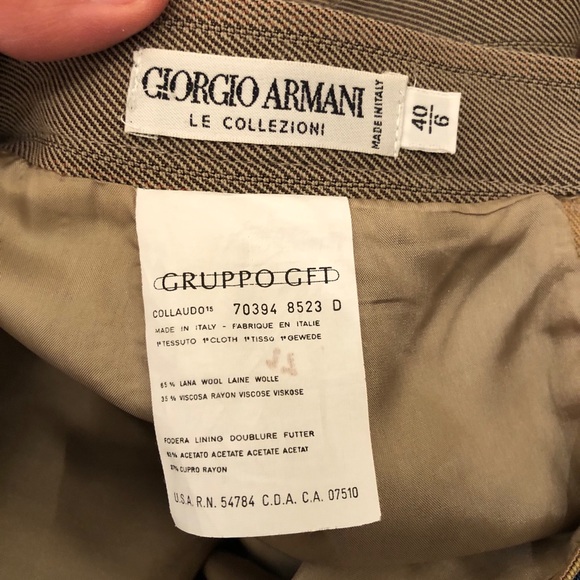 Vintage Armani Skirt - Picture 2 of 3